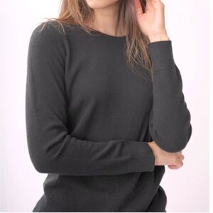 PRIVATE 0204 100% Air Cashmere Sweater Grey Handmade Medium NWOT